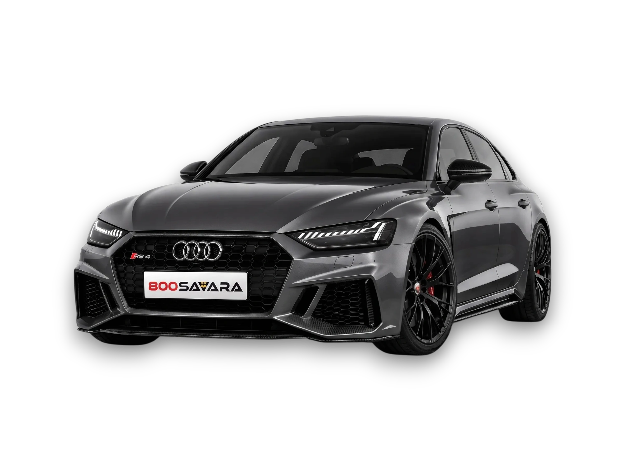 Audi RS4 with an 800Sayara number plate